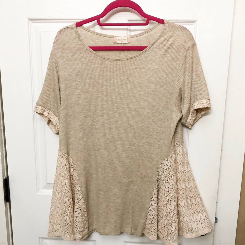 Altar’d State Lace Detail Blouse - Picture 1 of 6